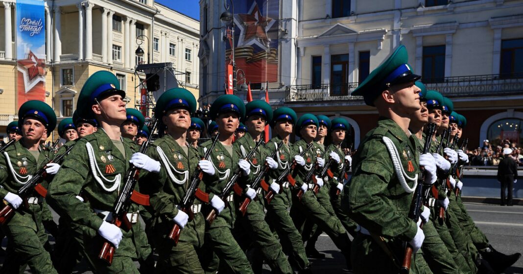 Dispositif de sécurité à Moscou avant la parade russe du 9 mai 2026