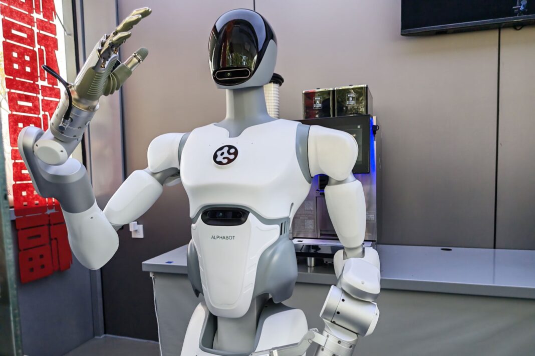 Robot humanoïde dans un contexte de travail